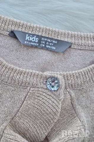 Детско болеро H&M черно и златно 2-4 години , снимка 5 - Детски пуловери и жилетки - 50114379