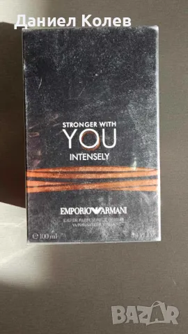 Мъжки парфюм Empori Armani - Stronger With Yoi Intensely, снимка 1 - Мъжки парфюми - 48279550