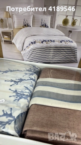 Спални комплекти от памук Рамфорс , снимка 3 - Спално бельо - 53487552