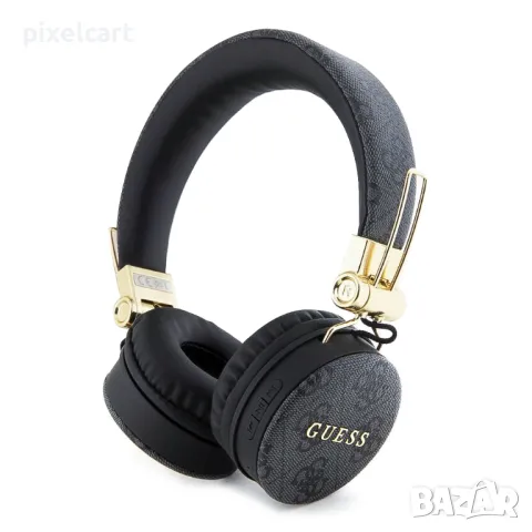 Безжични слушалки GUESS, PU 4G Metal Logo, Bluetooth, Stereo, GUBH704GEMK, Черен, снимка 1 - Слушалки и портативни колонки - 48002581