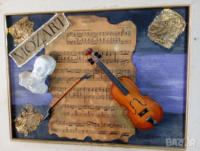 Картина-моцарт, снимка 2 - Декорация за дома - 50928472