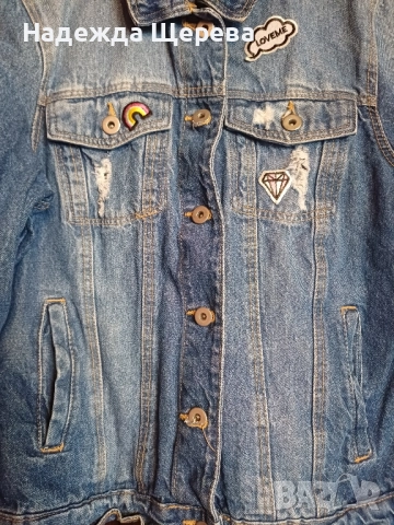 Дънково яке, снимка 2 - Якета - 51899305