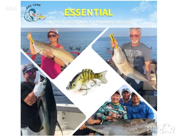 3 броя риболовни примамки, снимка 5 - Други стоки за дома - 54083812