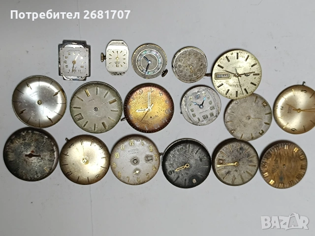 механизъм от руски механични часовници 