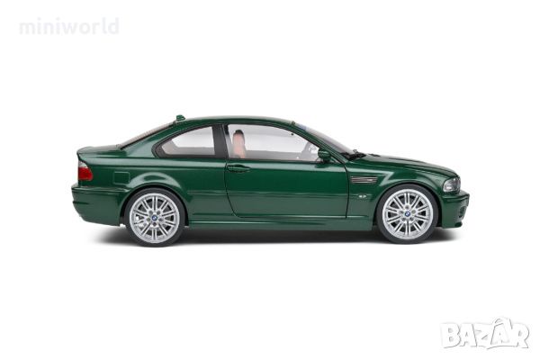 BMW M3 E46 Coupe 2000 - мащаб 1:18 на Solido моделът е нов в кутия, снимка 5 - Колекции - 46322210