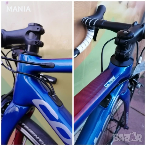 Чисто Нов*Corratec Team 105*Карбон*Shimano 105*2x11*Германия, снимка 4 - Велосипеди - 53487033