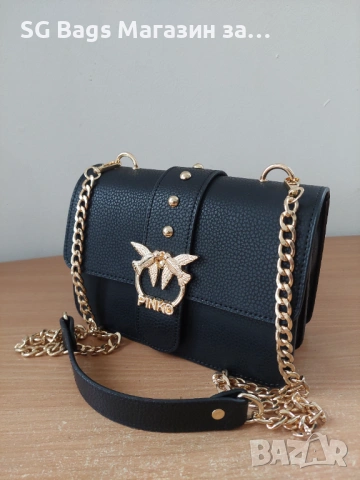 Pinko дамска чанта през рамо стилна чанта хит чанта код 245, снимка 9 - Чанти - 43976441