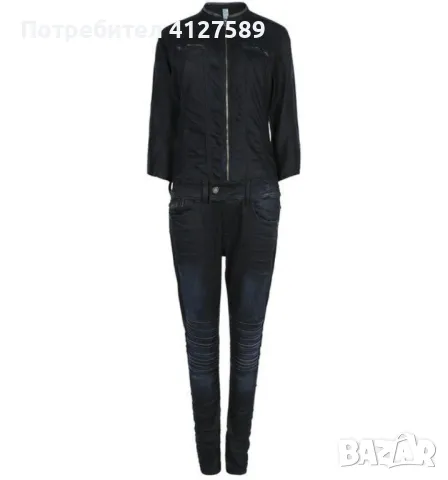 G-star RAW Оригинален дамски дънков гащеризон XS, снимка 3 - Гащеризони - 46999082