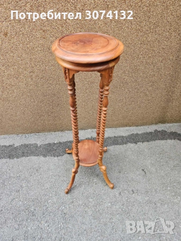 Голяма ръчно изработена стойка за цветя, снимка 2 - Декорация за дома - 53566554