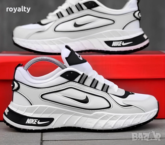 Маратонки Nike Just do it - Бяло и Черно унисекс 