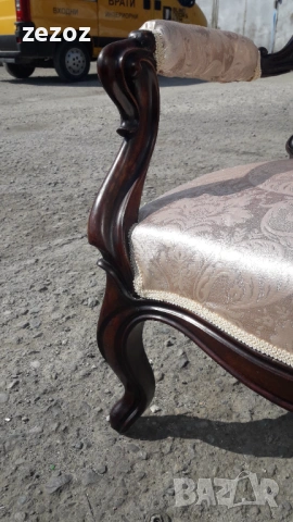 Кресла антикварни-махагон 2бр., снимка 9 - Дивани и мека мебел - 53562167