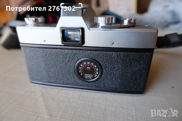 Minolta SRT100X & Minolta ROKKOR-PF MC 55mm f1.7.MD Mount, снимка 4 - Фотоапарати - 53810181