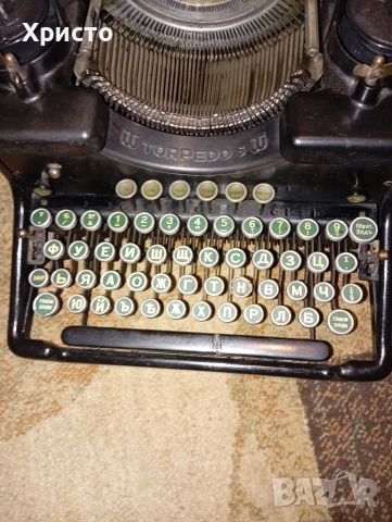 Пишешта машина TORPEDO на кирилица., снимка 4 - Шевни машини - 52862729