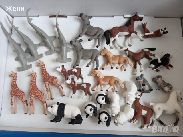 💖Оригинални Schleich McDonald's фигурки на животни, приказни герои и смърфове 