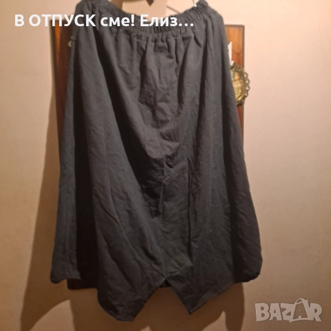 Макси XXL памучна пола модерна актуална стрийт стайл, снимка 4 - Поли - 51779795