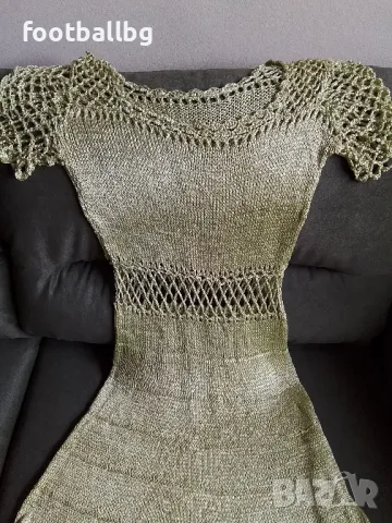 Страхотен дамски сет- винтидж рокля и потниче🔝❤️ размер L, снимка 6 - Рокли - 32199863