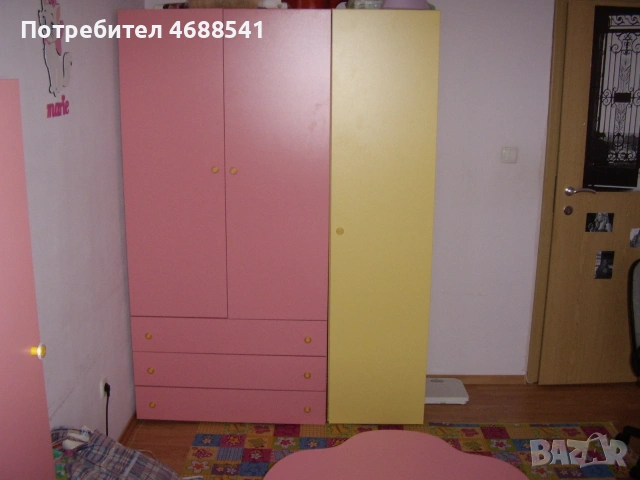 Мебели за детска стая комплект - много запазена., снимка 2 - Мебели за детската стая - 53215650