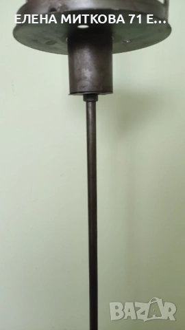 Висок свещник от ковано желязо, снимка 3 - Антикварни и старинни предмети - 53879709