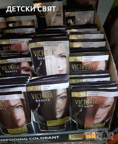 Шампоан оцветител Keratin Victoria Beauty, снимка 1 - Продукти за коса - 46551000