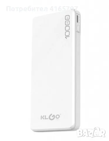 Преносима батерия KLGO KP-65,10000mAh, снимка 2 - Външни батерии - 48522246