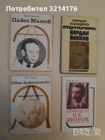 Павел Матев. Литературни анкети - Ваня Георгиева 