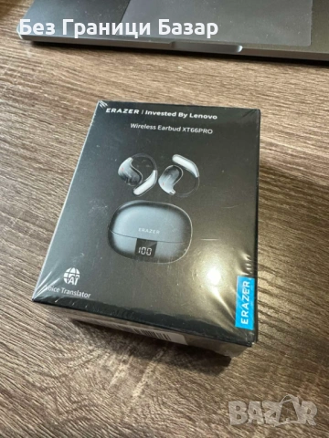 Нови ERAZER XT66PRO TWS слушалки с кейс LED дисплей Bluetooth 6.0 за спорт музика