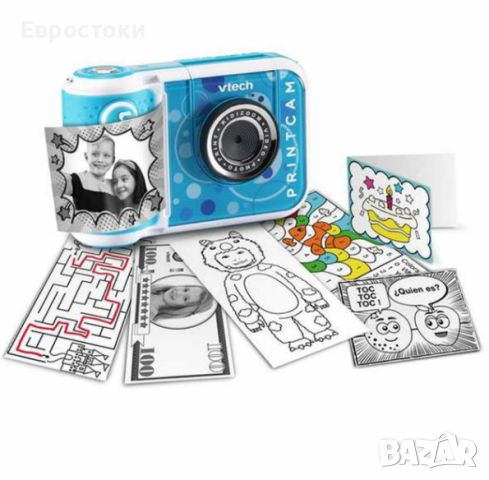 Детска камера за моментни снимки VTech KidiZoom Print Cam, снимка 6 - Фотоапарати - 45902741