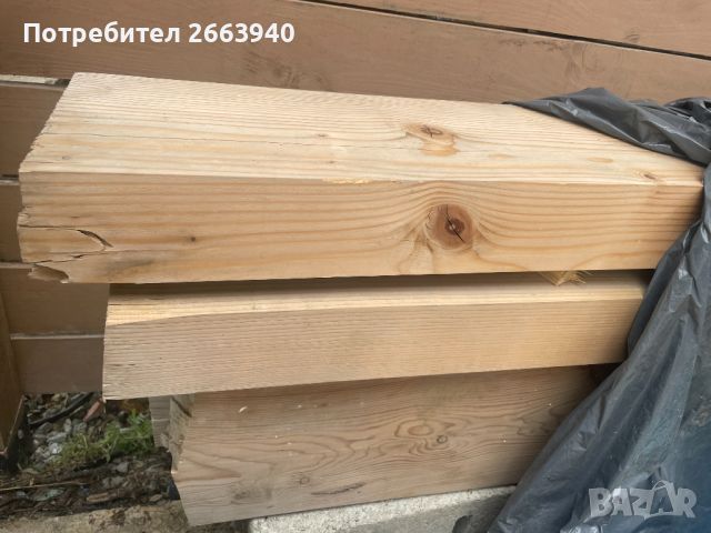 Дървени греди 8х20х600см, снимка 1 - Строителни материали - 46033548