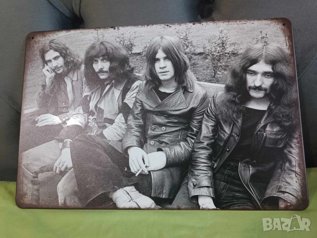 Black Sabbath 1970-метална табела (плакет), снимка 3 - Китари - 45956323