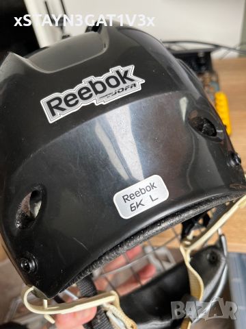 Каска за хокей - Reebok - размер Л, снимка 3 - Зимни спортове - 45571051
