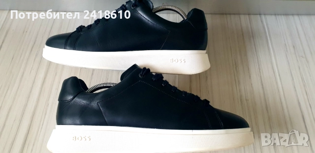 Hugo Boss Leather Mens Size 41/26см ОРИГИНАЛ! Мъжки спортно - елегантни обувки естествена кожа!, снимка 13 - Кецове - 52342982