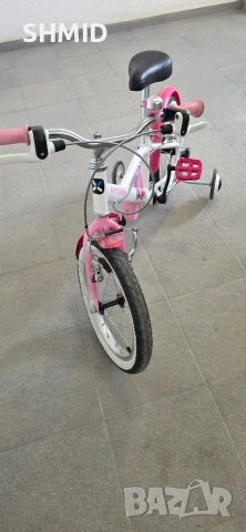 Колело за момиче розово модел Kids Bike Btwin 16 inch Doctor Girl 500 (4-6 years) - Pink