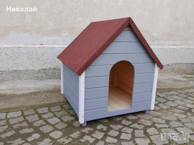 Дървена къща за кучета , средни и големи породи кучета , къща куче от дърво, кучешка къща , снимка 9 - За кучета - 53701870