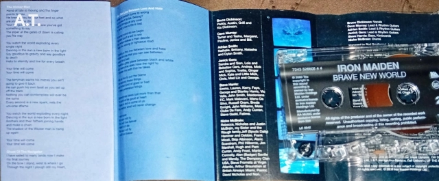 IRON MAIDEN , снимка 2 - Аудио касети - 52138611