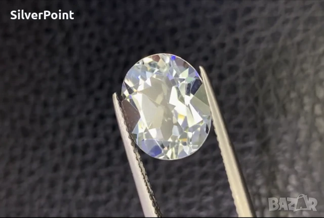 Топаз бял топ шлифовка