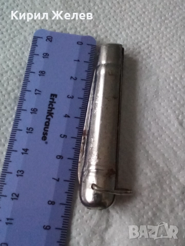 Старо джобно ножче 51946, снимка 3 - Антикварни и старинни предмети - 52854231