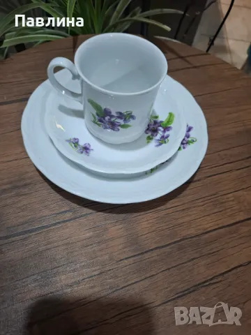 Тройни сетове баварски порцелан, снимка 10 - Чаши - 49889034