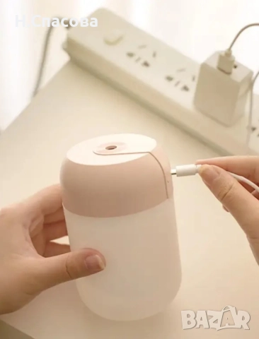 Мини овлажнител за въздух, снимка 3 - Овлажнители и пречистватели за въздух - 52310560