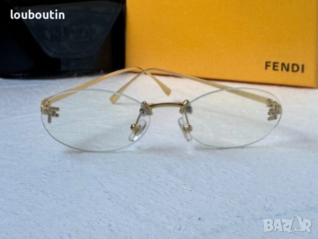Fendi прозрачни слънчеви,очила за компютър диоптрични рамки, снимка 5 - Слънчеви и диоптрични очила - 45269880