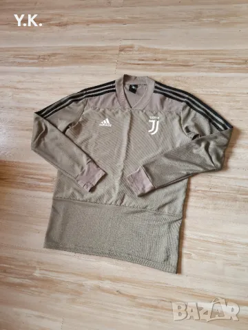 Оригинално мъжко горнище Adidas Climalite x F.C. Juventus / Season 18-19 (Training), снимка 2 - Спортни дрехи, екипи - 48042908