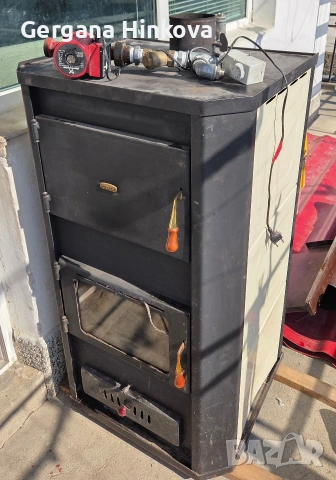 Камина с водна риза, снимка 2 - Отоплителни печки - 53847640