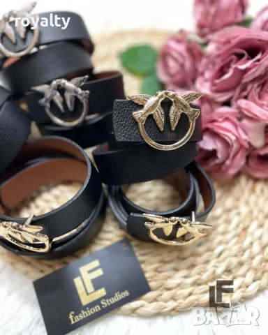 Pinko Тънък Колан LFS Birds 8714, снимка 3 - Колани - 52887226