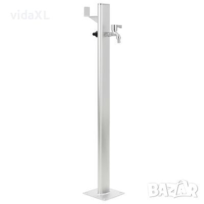 vidaXL Градинска чешма, алуминий, колона, 95 см（SKU:45458