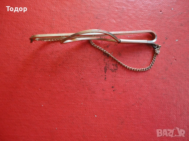 Позлатена игла щипка за вратовръзка Strattun Roled Gold , снимка 6 - Други - 53040872