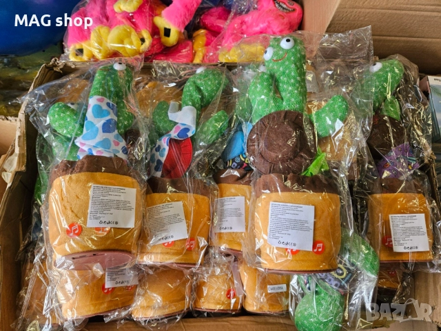 ПРОМО! Музикален пеещ и говорещ папагал Танцуващ кактус Хъги Лъги РАЗЛИЧНИ ВИДОВЕ ИГРАЧКИ, снимка 6 - Музикални играчки - 43070241