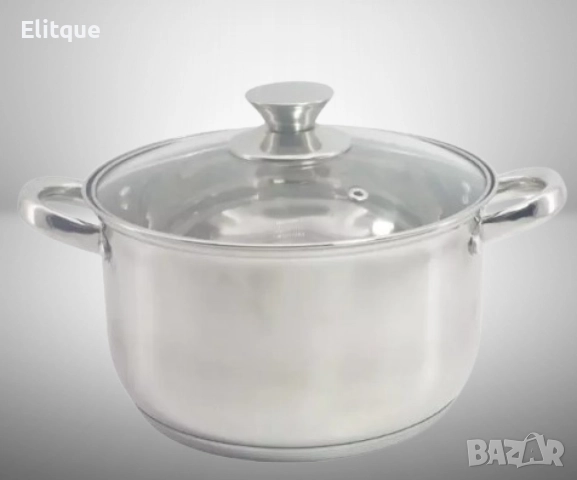 Тенджера Rosberg, 16/18/20/22/24/26 см, Неръждаема стомана