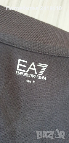 Emporio Armani EA7 Ski Team Italia Pique Cotton Slim Fit Stretch Womens Size M / S НОВО! ОРИГИНАЛ! Д, снимка 6 - Тениски - 53756791