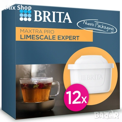 Нов Комплект 12 филтъра Brita Maxtra Pro Limescale Expert