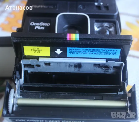 Polaroid One Step Plus + светкавица, снимка 9 - Фотоапарати - 47849762