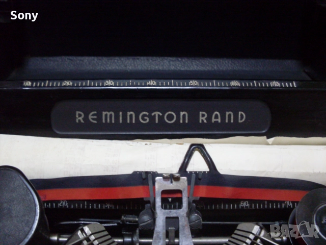 Стара американска пишеща машина с куфар- Ремингтон., снимка 3 - Антикварни и старинни предмети - 52897133